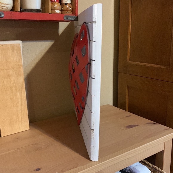 Handmade Rustic Farmhouse Wood & Metal Sign - Picture 4 of 5